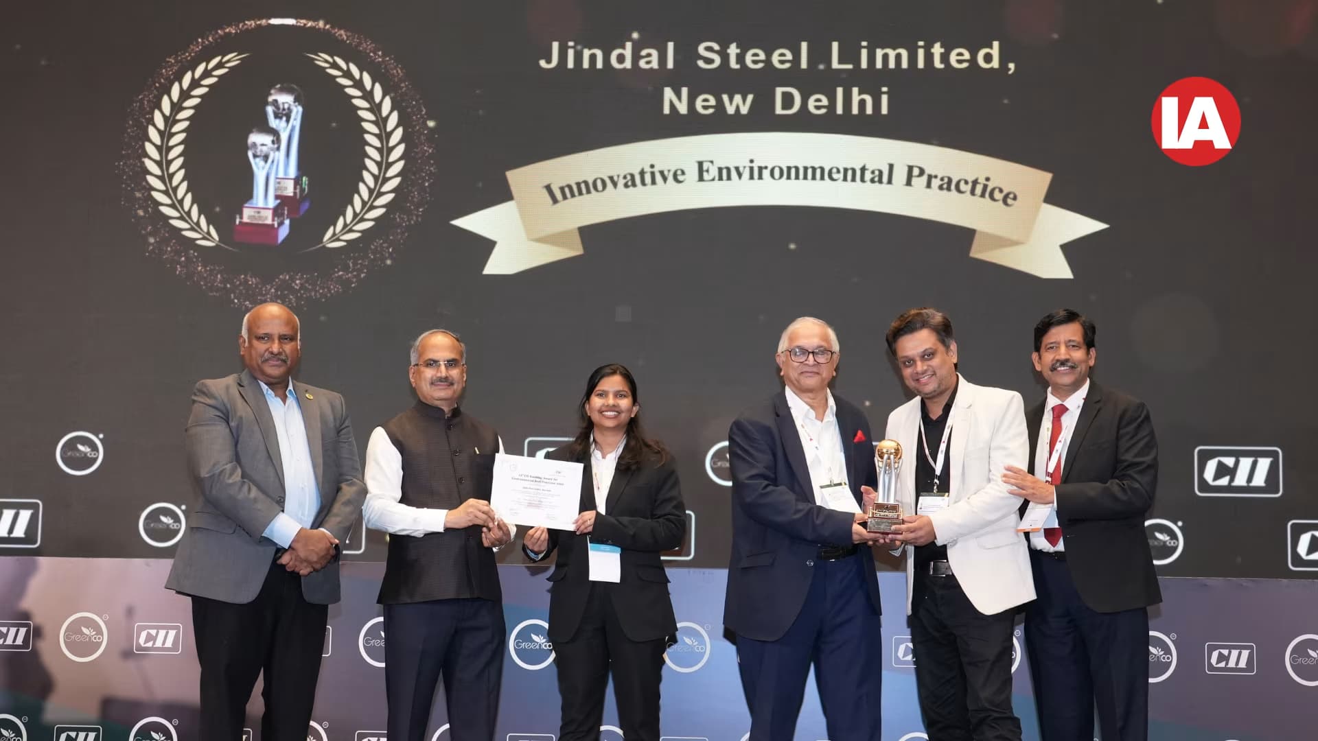 Jindal Steel wins CII National Award for environmental best practices 2026 for low-carbon hydrogen integration in steelmaking