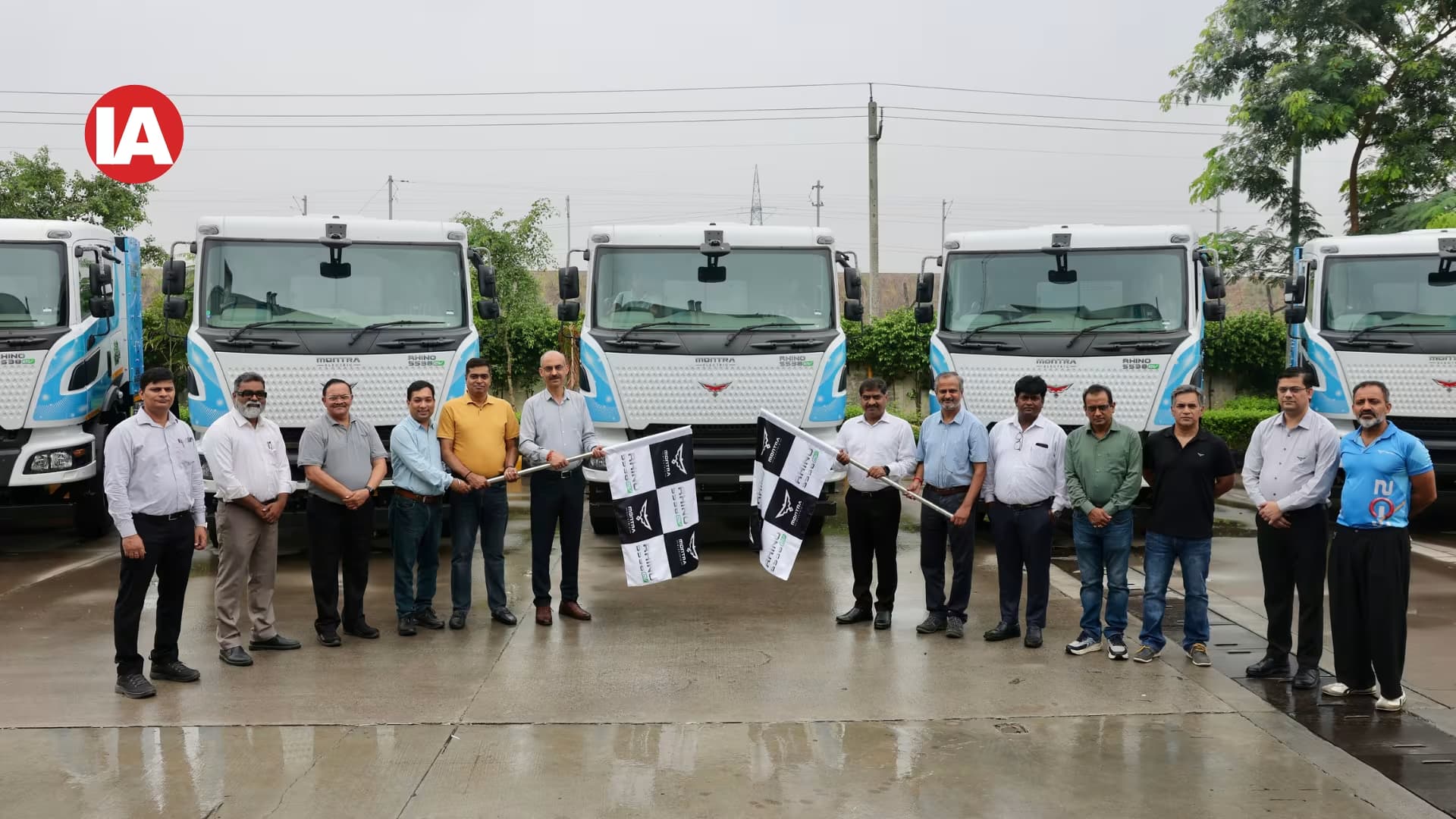 Montra Electric flags off 65 heavy-duty electric trucks