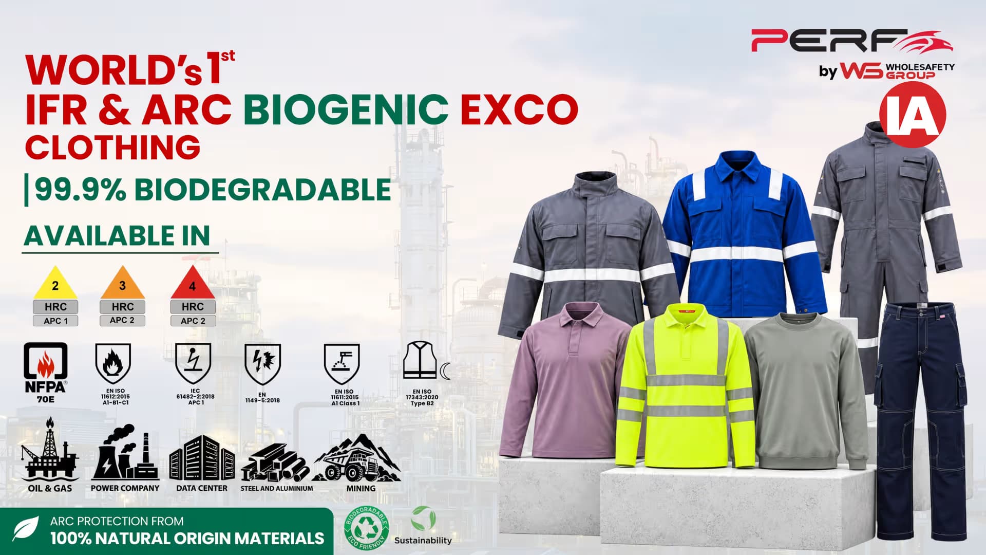 PERF launches world's 1st biogenic IFR & ARC flash protective workwear in India