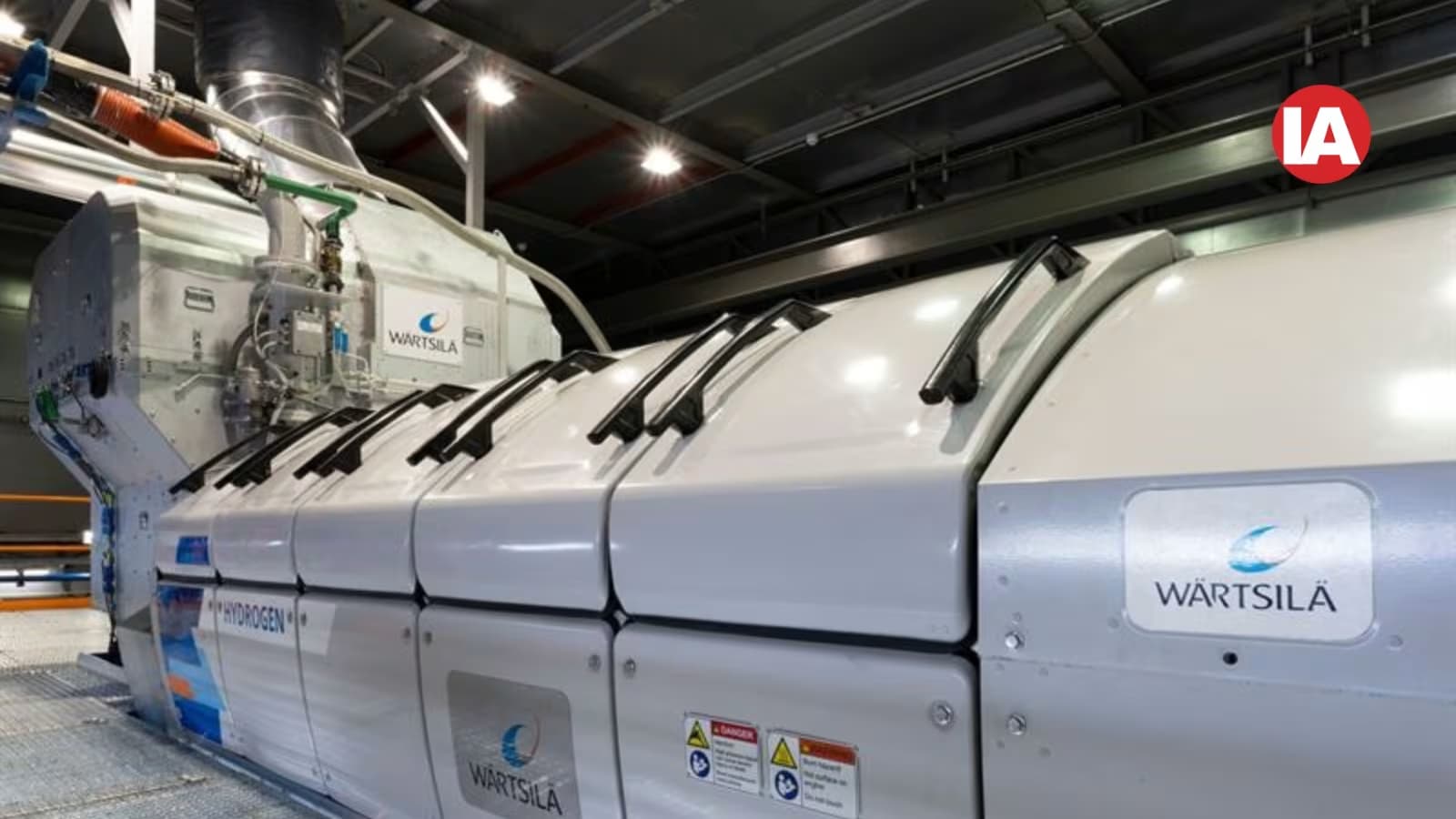 Wärtsilä demonstrates world's first large-scale 100% hydrogen engine