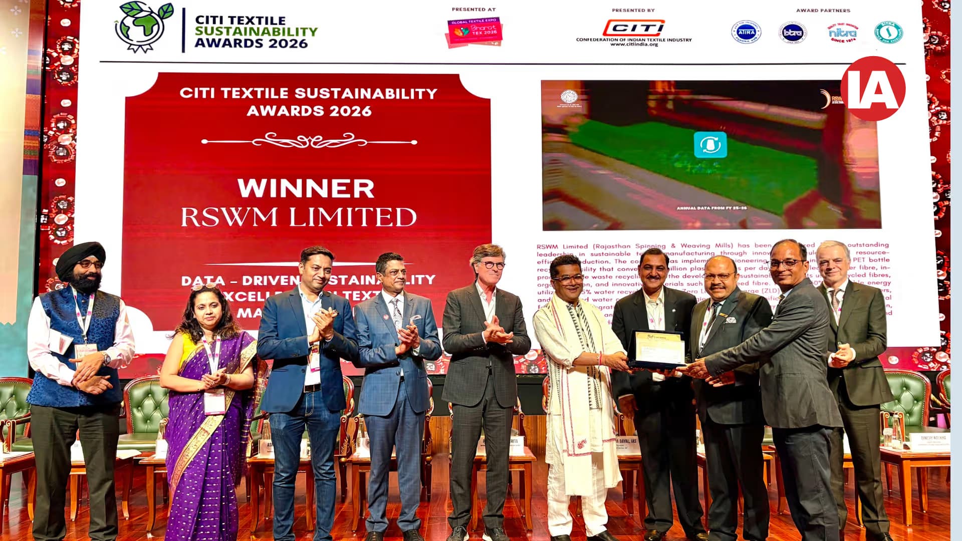 RSWM limited marks successful Bharat Tex 2026