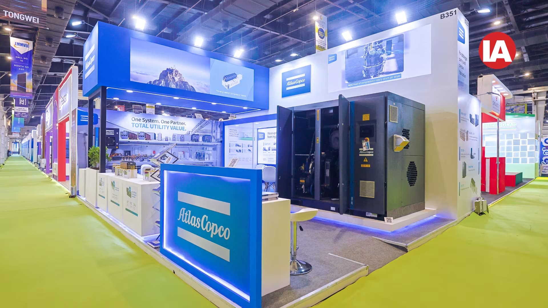 Atlas Copco showcases advanced, energy-efficient compressed air solutions at Renewable Energy India Expo 2026